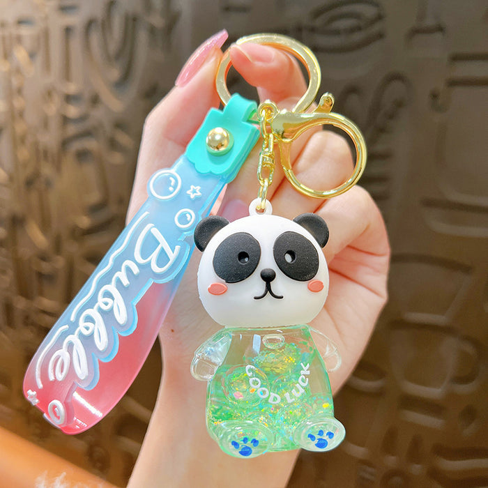 Wholesale Cartoon Acrylic Oil Keychain JDC-KC-YanG037