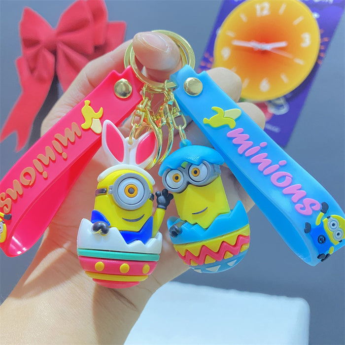 Wholesale PVC Cartoon Doll Keychain JDC-KC-WuYi030