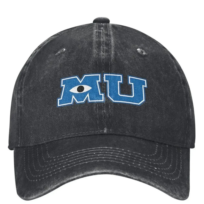 Wholesale Pure Cotton Washed Baseball Cap With Letter Print Adjustable Retro Style Sun Hat For Men Women