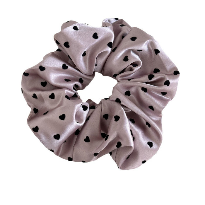 Wholesale Point Satin Large Hair Ring Hair Rope Ball Hair Accessories New Style
