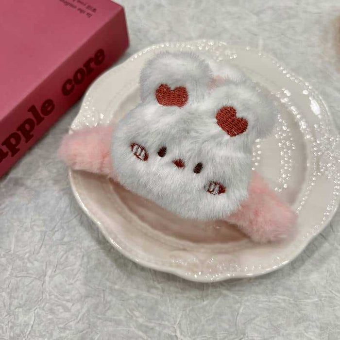 Wholesale Cute Cartoon Bear Plush Grab Hair Clips