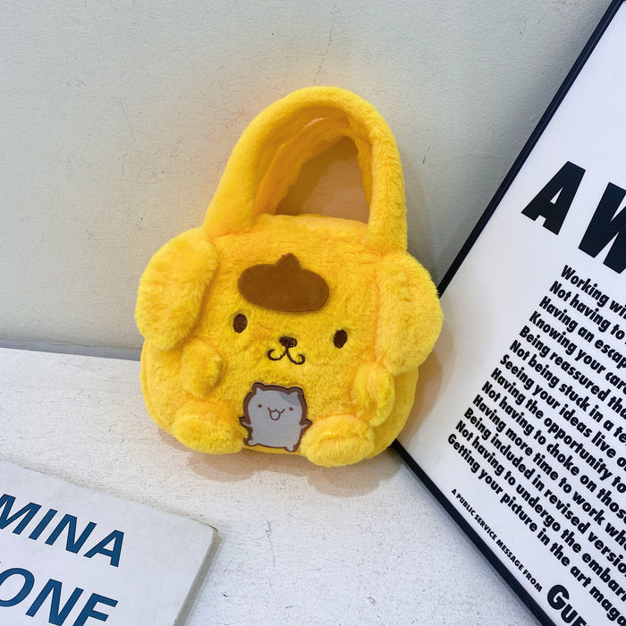 Wholesale Cartoon Plush All-match Shoulder Bags