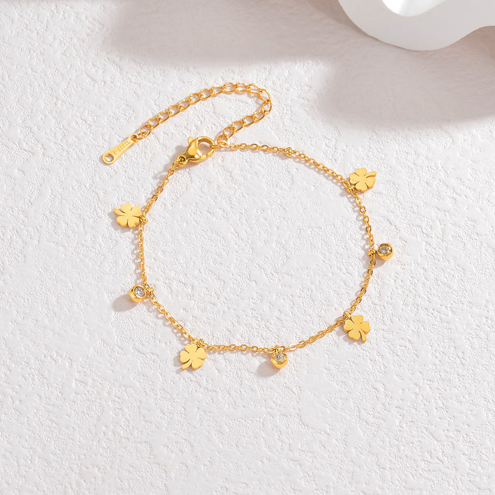 Wholesale 2pcs Star  Moon  Heart  Butterfly - Simple and High-End Titanium Steel Bracelet