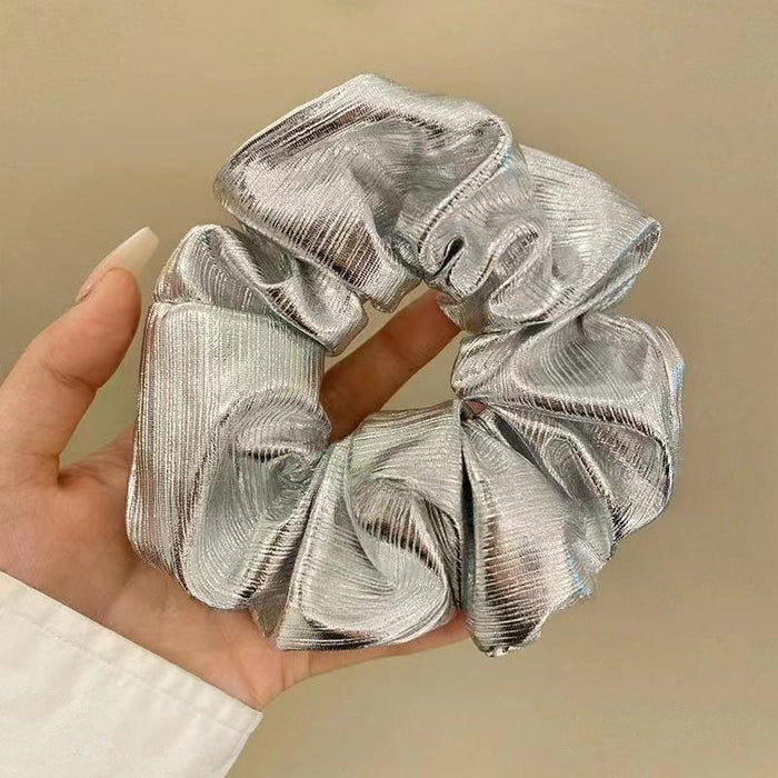 Wholesale Silver silk fabric headband with temperament, headband and hair accessory