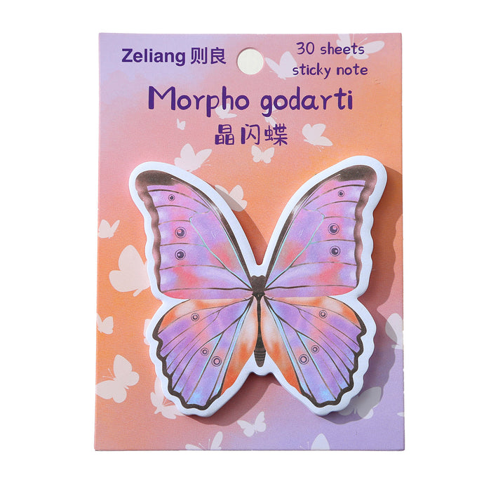Wholesale Creative Cartoon Cute Colorful Butterfly Sticky Notes