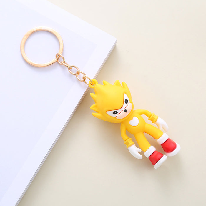 Wholesale Cute Cartoon Soft Rubber Doll Keychain JDC-KC-BoYue004