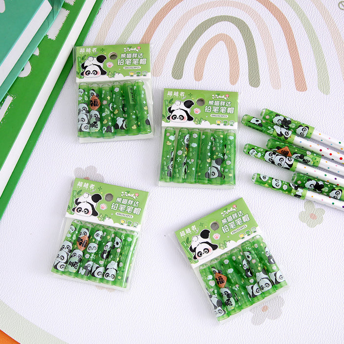 Wholesale 6pcs/set Cute Transparent Pencil Cap Protectors