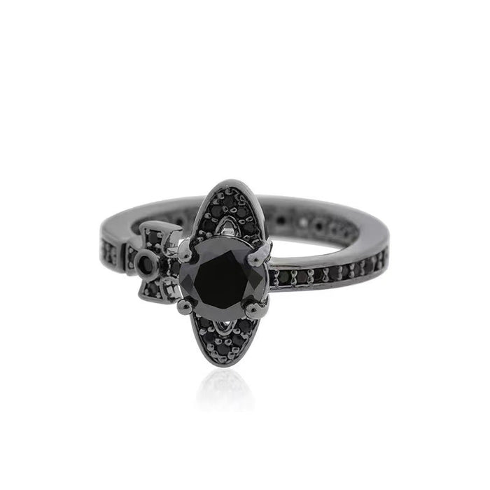 Wholesale Saturn Diamond Open Ring Female Saturn Ring