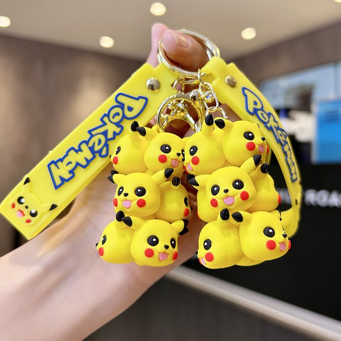 Wholesale Silicone Cartoon Doll Keychain JDC-KC-ZiX026