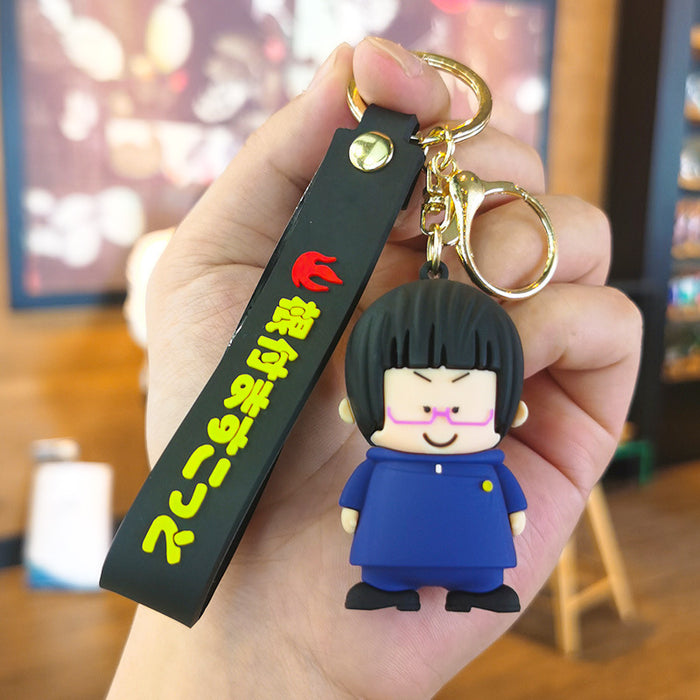 Wholesale Cartoon Doll Silicone Keychain JDC-KC-Tingm258