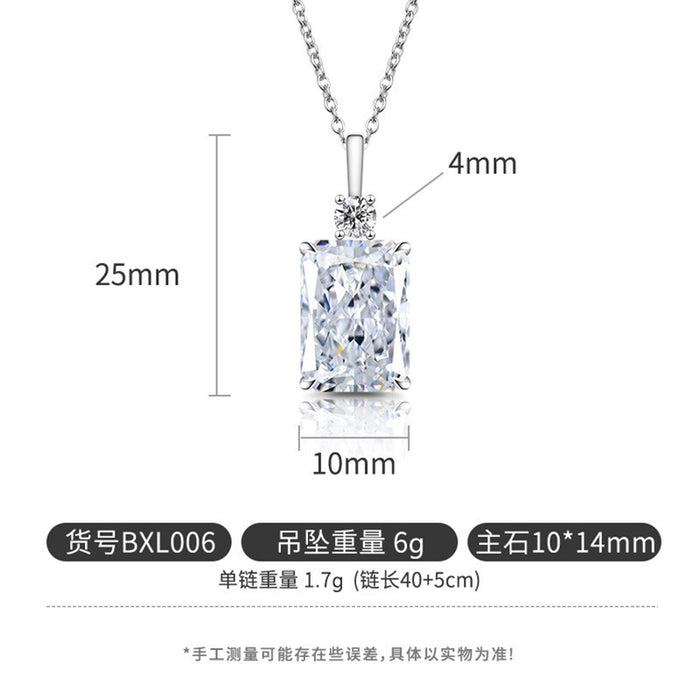 Wholesale Copper Perfume Bottle Pendant Necklace Diamond Cut Sparkle Jewelry Accessory for Everyday Wear