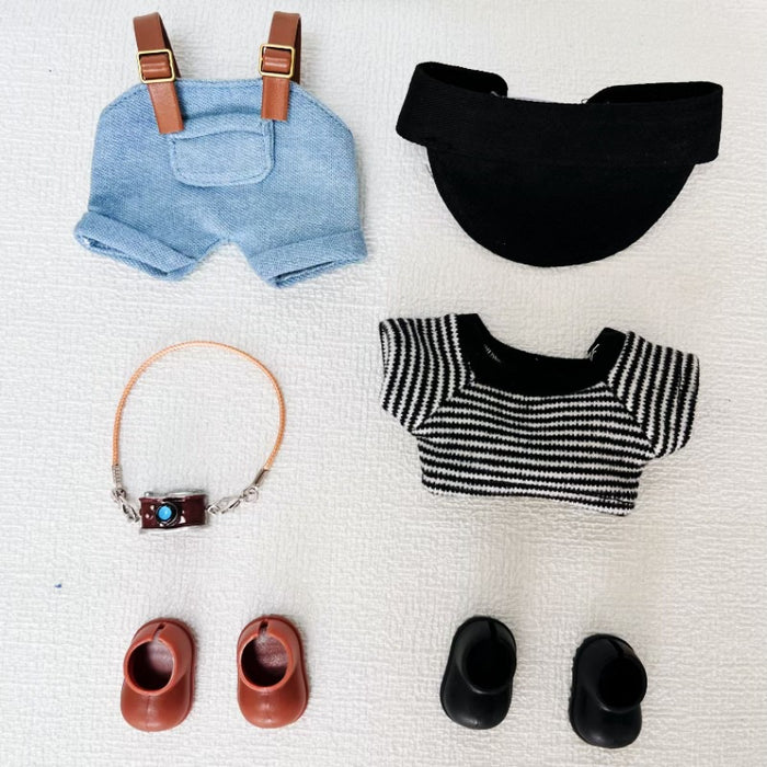 Wholesale Sweatshirt and overalls suit clothing set dress-up baby clothes