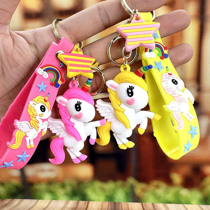 Wholesale  Cartoon   Keychain Pendant Bag Couple Hanging Car Couple