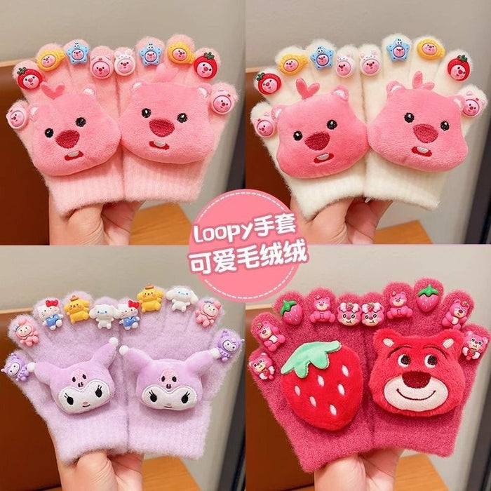 Wholesale Cute Cartoon Winter Gloves