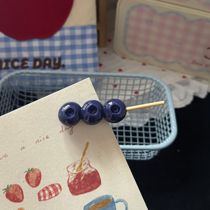Wholesale Cute Strawberry Candy Fruit Hair Clip Duckbill Resin Hair Accessory For Everyday Styling