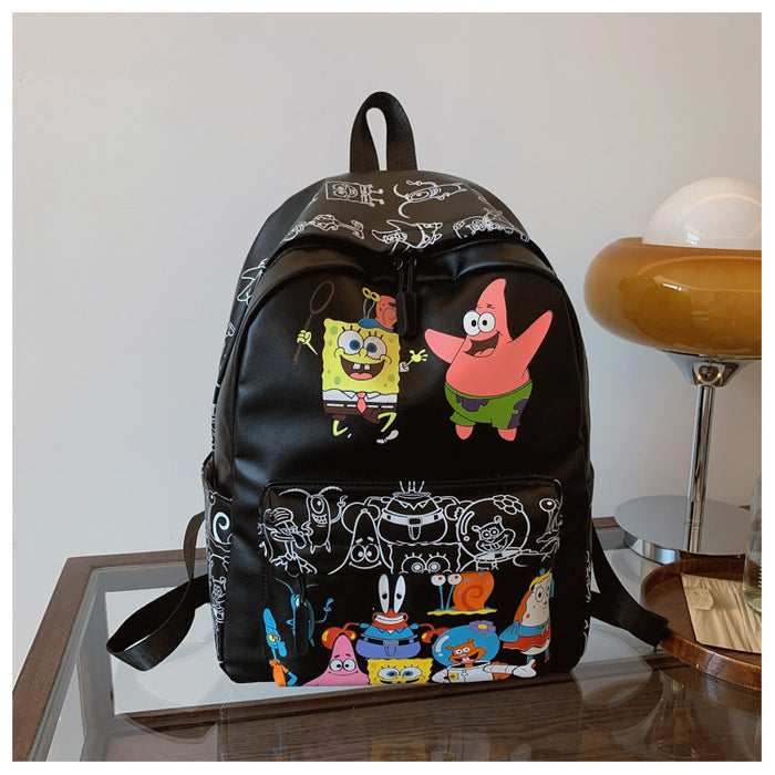 Wholesale casual travel bag printed cartoon school bag cute shoulder bag