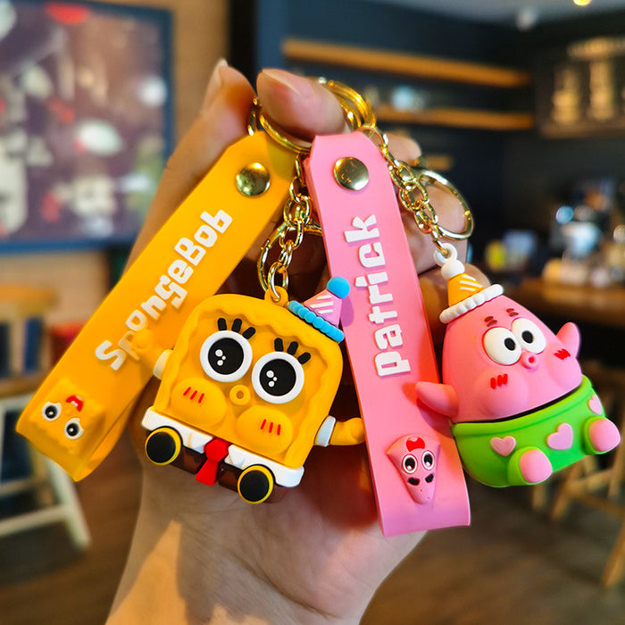 Wholesale Cartoon Doll Silicone Keychain JDC-KC-Tingm256