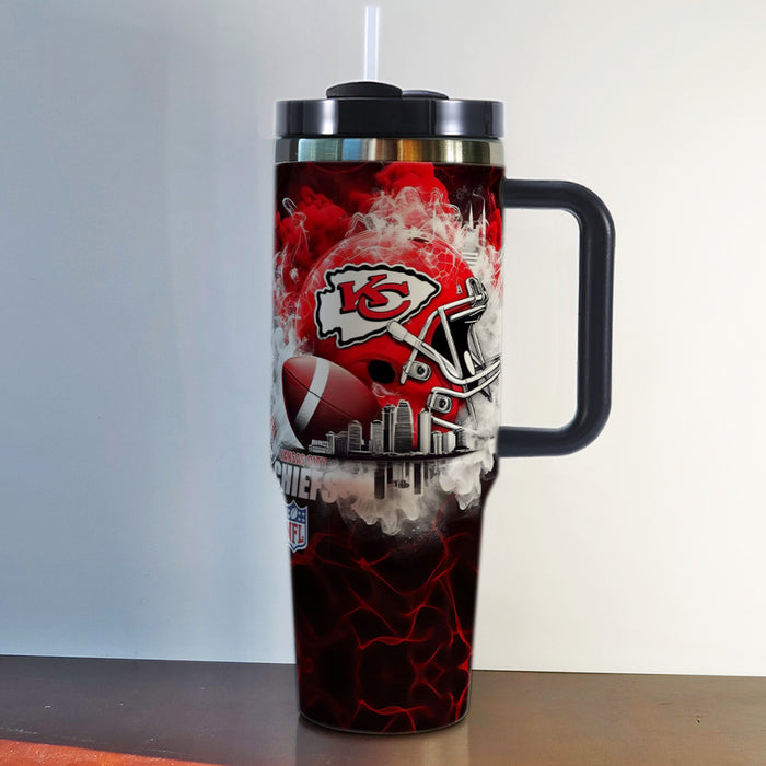 Wholesale Popular 40oz Car Cup Sf New Ice Cup Nfl American Football League Kc Thermos Cup