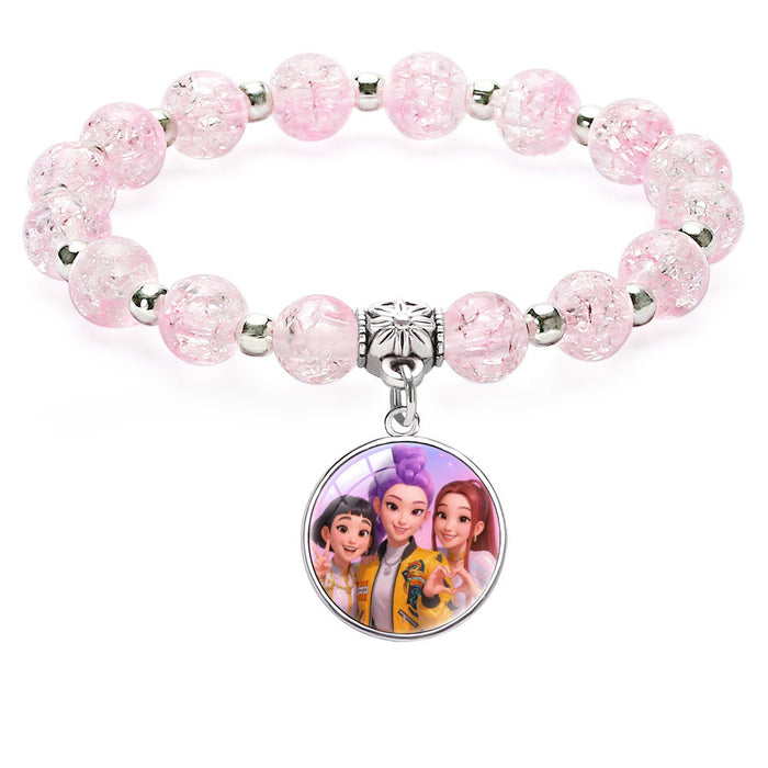 Wholesale KPOP Beaded Pendant Bracelet