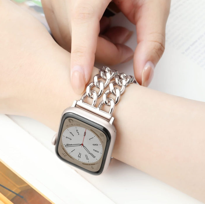 Wholesale iwatch10th generation double row denim chain