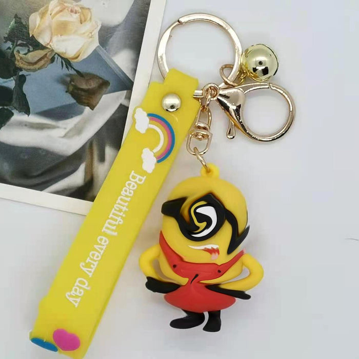 Wholesale cartoon little character doll key chain pendant bag car key chain accessories gift