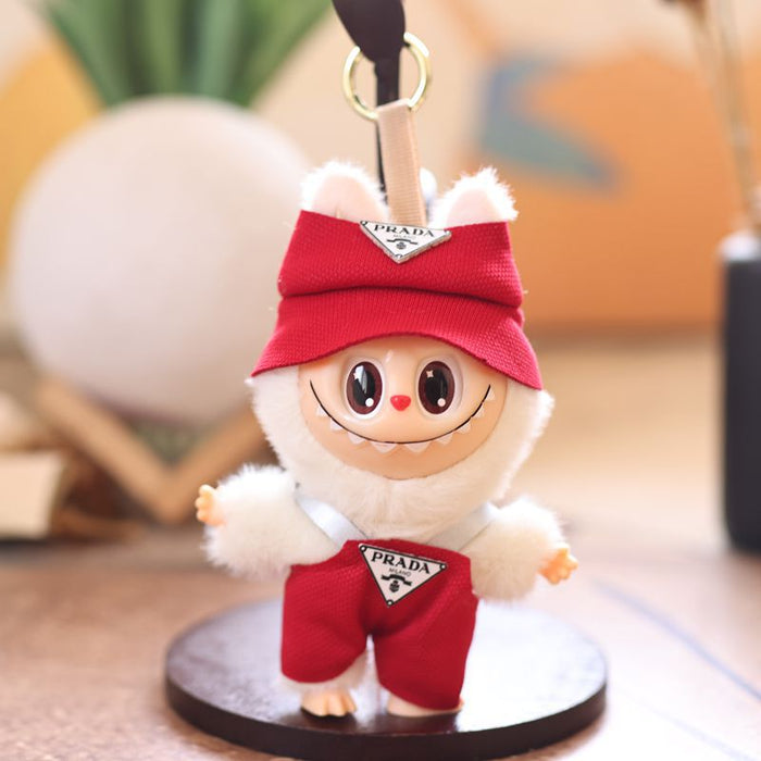 Wholesale cute vinyl rabbit pendant plush toy doll little rabbit bag pendant keychain doll