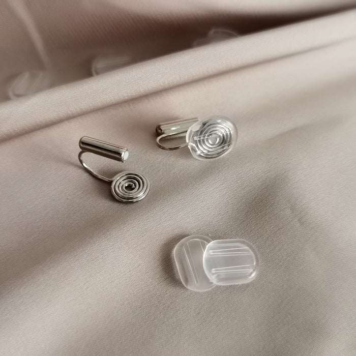 Wholesale Mosquito coil ear clip without ear hole ear clip earring converter ear clip handmade DIY