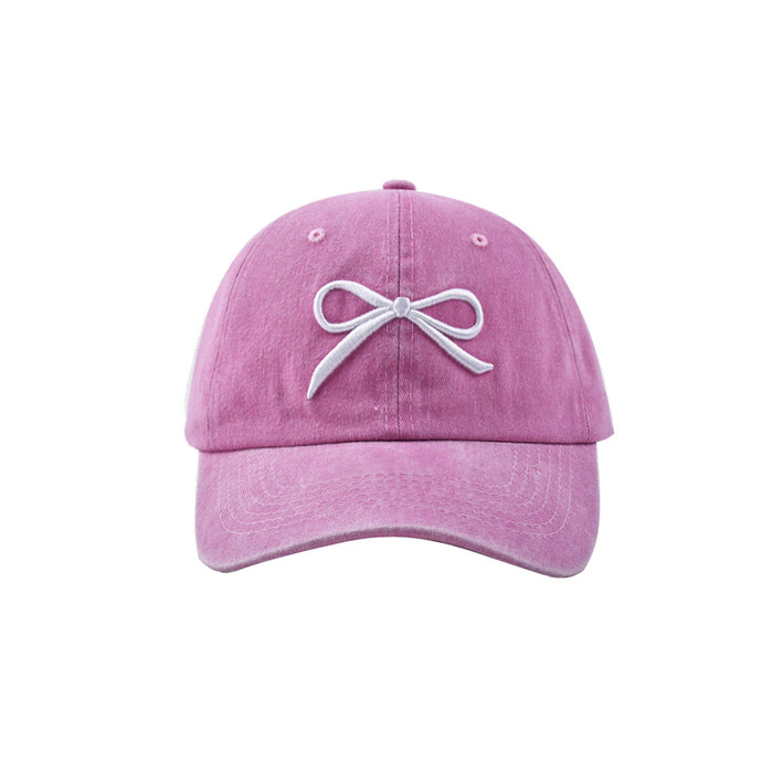 Wholesale Cotton Bow Embroidered Baseball Cap JDC-FH-WenR033