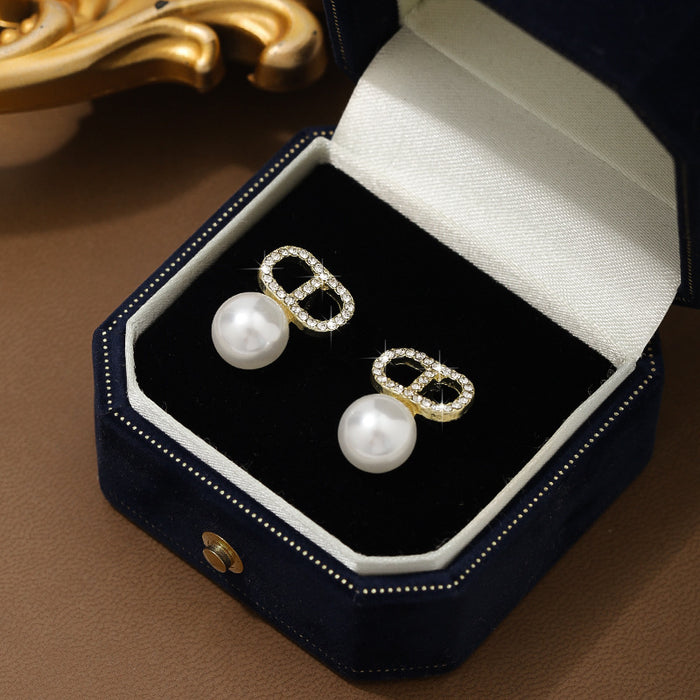 Wholesale Pearl Earrings Women's Autumn and Winter High-end Elegant Unique Earrings