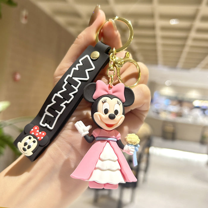 Wholesale Silicone Cartoon Doll Keychain JDC-KC-ZiX025