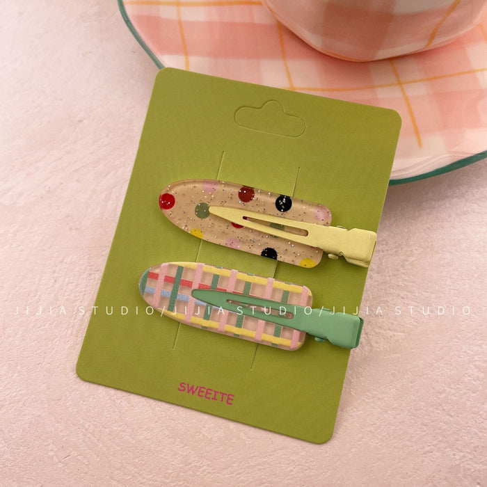 Wholesale 2 pack/set Fun fruit hairpin cute bangs side clip hair accessories