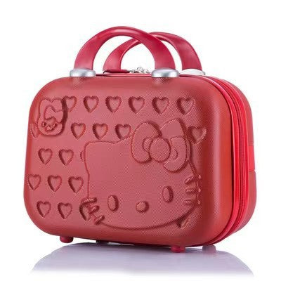 Wholesale Bear and Cat Cosmetic 14 Inch Suitcase