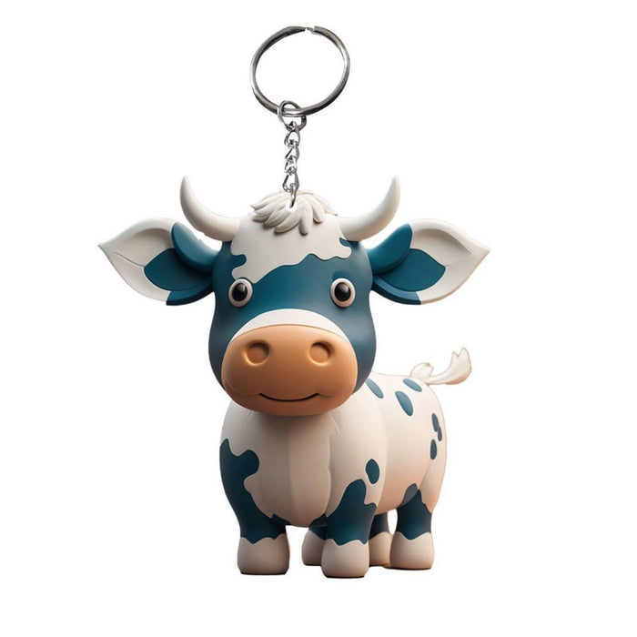 Wholesale Acrylic Cartoon Yak Keychain JDC-KC-HuiWen005