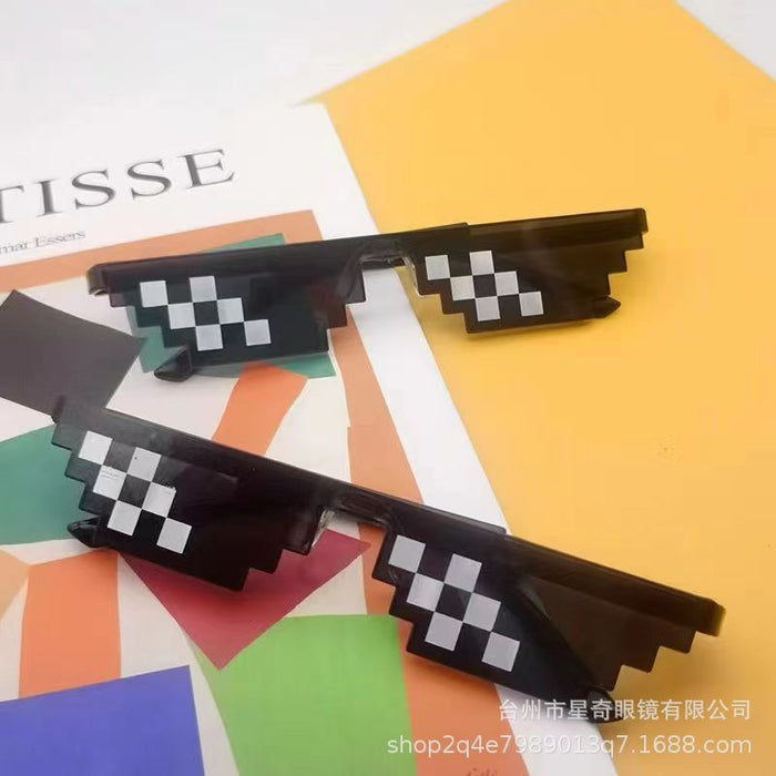 Wholesale Mosaic Funny Party PC Sunglasses JDC-SG-XingQi003