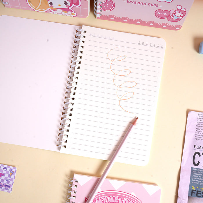 Wholesale Cute Cartoon Colorful A5 Coil Notebook