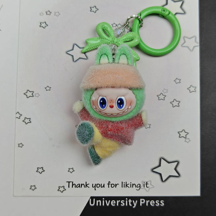 Wholesale Flocked Dancing Doll Keychain