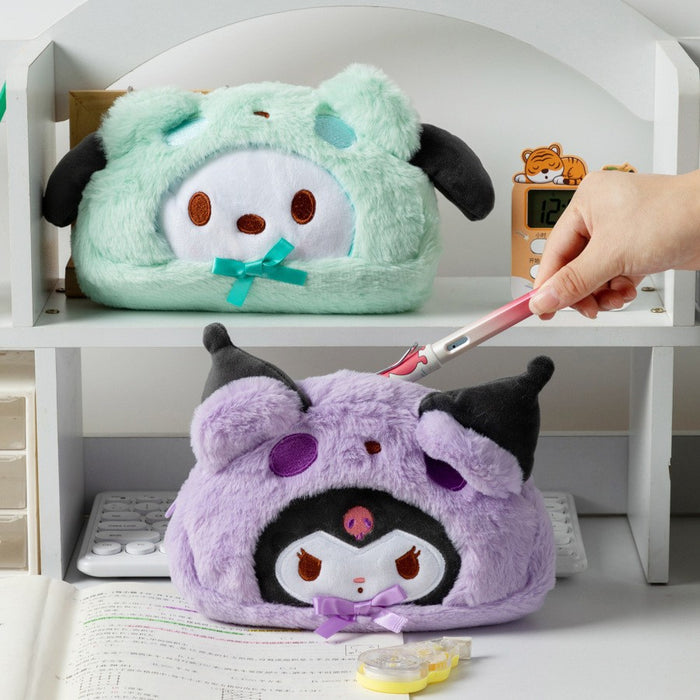 Wholesale Plush cartoon pencil case