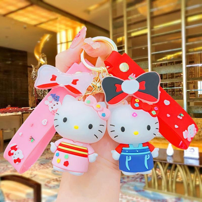 Wholesale Cute 3D Doll Silicone Keychain JDC-KC-MingT135