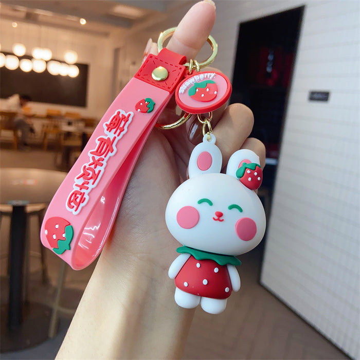 Wholesale PVC Cartoon Cute Doll Keychain JDC-KC-Yid018