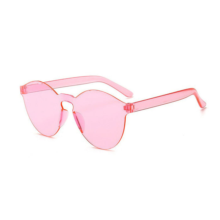 Wholesale Glasses Fashion Sunglasses Transparent Integrated Frameless Sunglasses