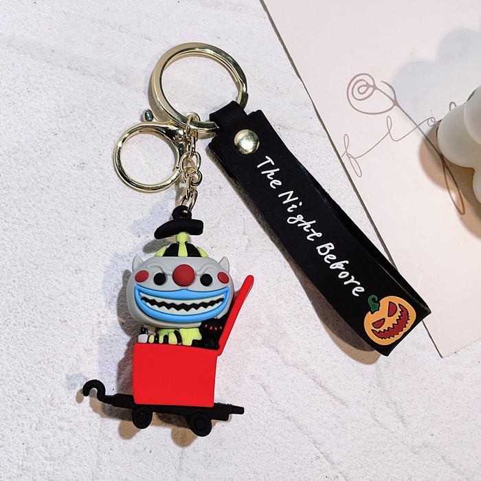Wholesale  Pumpkin Skull Cartoon Doll Keychain Party Gift Pendant  Cute Keychain
