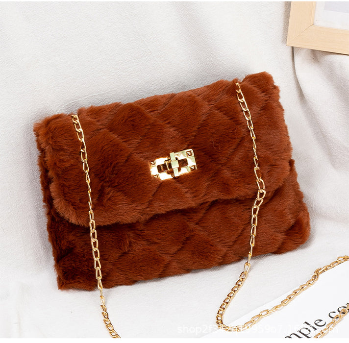 Wholesale Shoulder Bag Plush Fashion Versatile  JDC-SD-BYang008