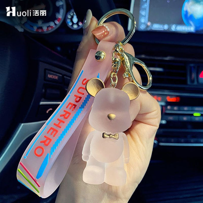 Wholesale   Bear Car Key Pendant Bear Keychain Women's Cute  Key Chain Pendant