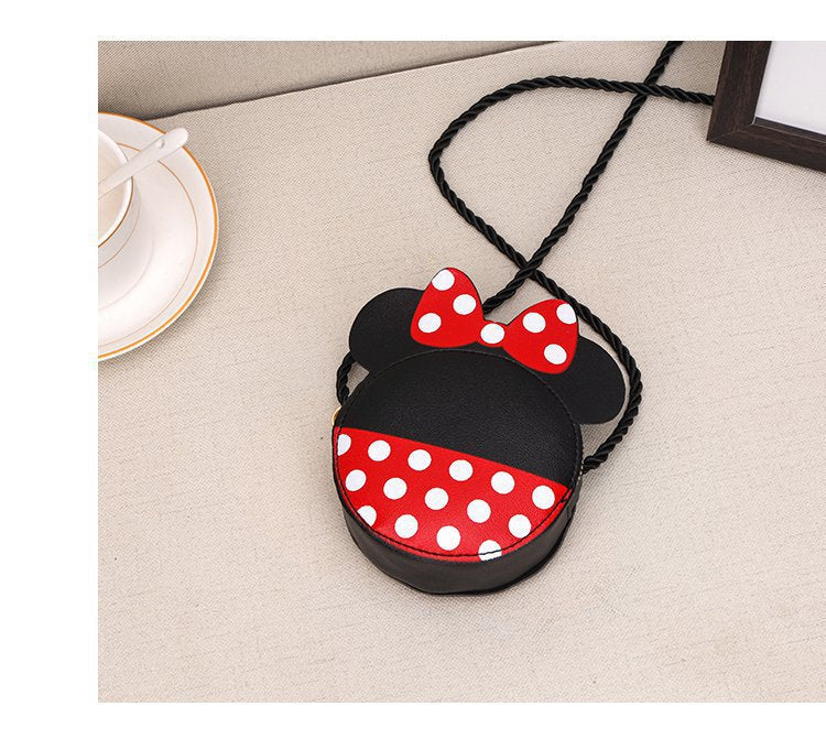 Wholesale New children's zero wallet cartoon diagonal cross small bag