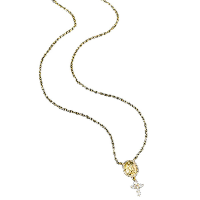 Wholesale Unique and personalized Virgin Cross pendant necklace