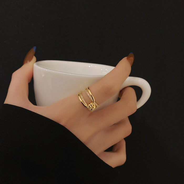 Wholesale Stylish Geometric Ring