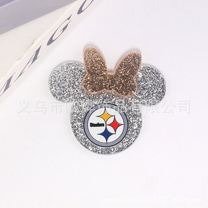 Wholesale 10pcs Cartoon Acrylic DIY Patch Accessories JDC-FK-OuYie015