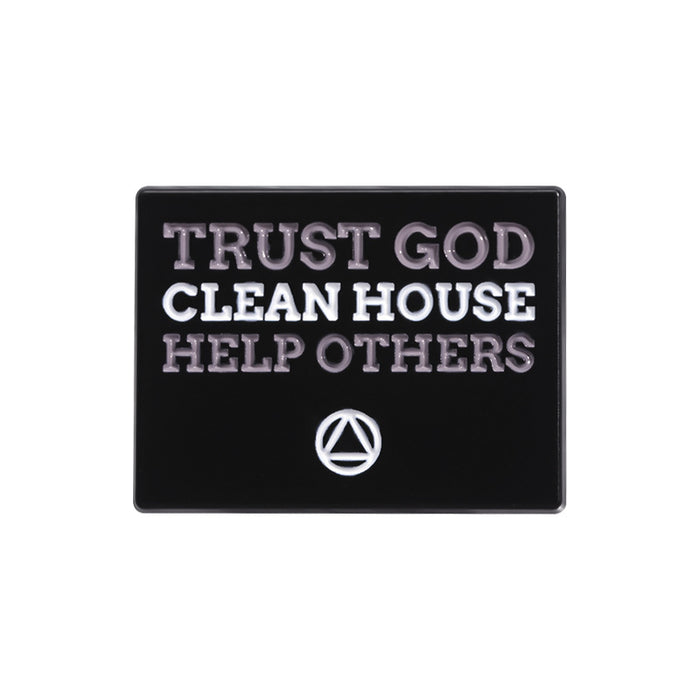 Wholesale Creative Circus English Letter Brooch Geometric Funny Badge Pin Zinc Alloy