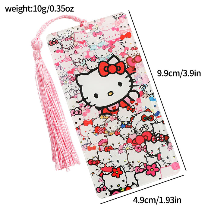Wholesale Cute acrylic tassel bookmark