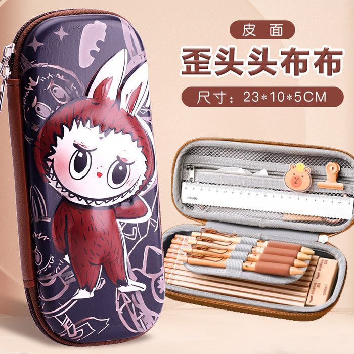 Wholesale Cartoon Pencil Case for Primary School Students Large Capacity Storage